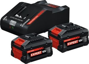 סט 2 סוללות EXBA18V-80 8Ah ומטען מהיר EXAL18V-160 מבית Bosch