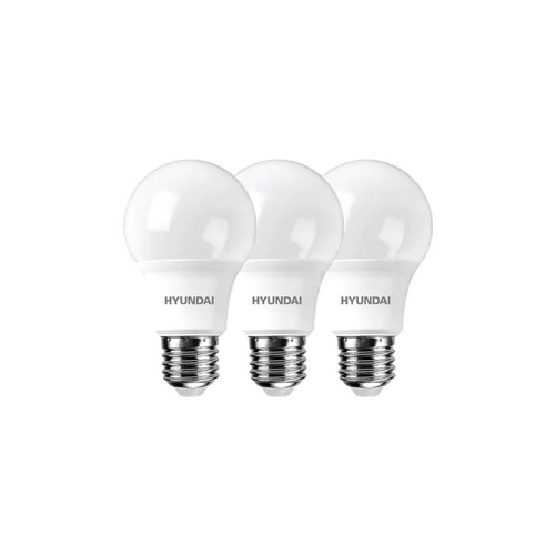 נורת לד E27 10W אור צהוב HYNDAI - מארז 3 יחידות