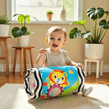 גליל פעילות מתנפח Peek & Play לתינוקות