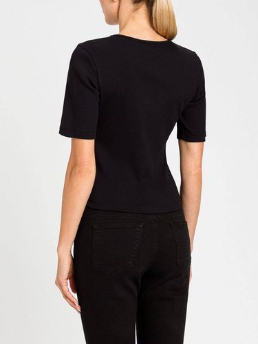 TWINSET floral-appliqué T-shirt 