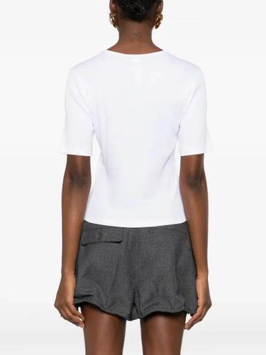 TWINSET floral-appliqué T-shirt 