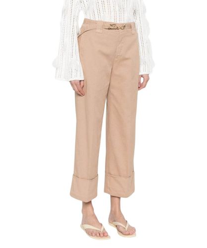 Twinset - Beige pants with belt