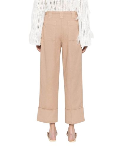 Twinset - Beige pants with belt