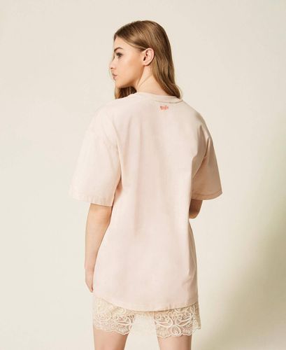 MYFO oversize T-shirt with print and embroidery