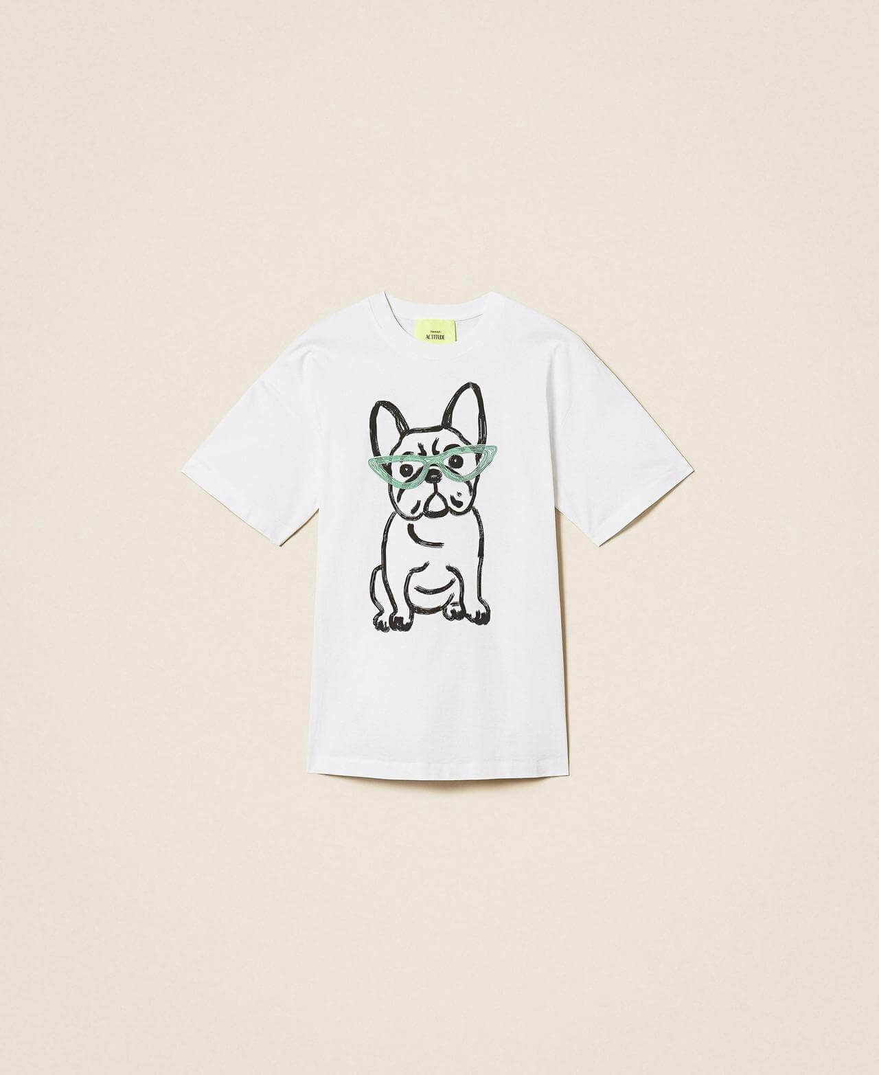 MYFO oversize T-shirt with print and embroidery