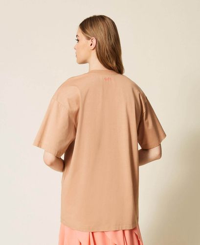 MYFO oversize T-shirt with print and embroidery