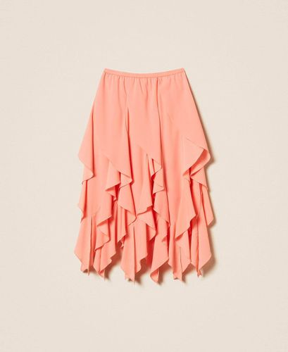 MYFO crêpe de Chine long skirt