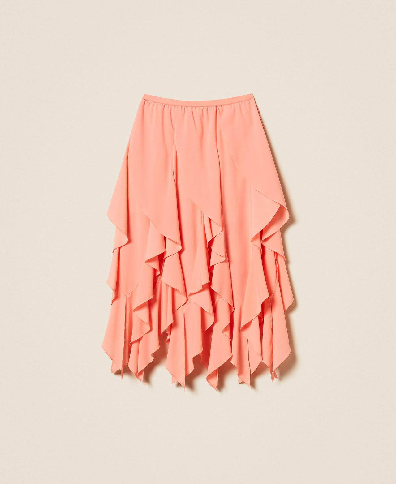 MYFO crêpe de Chine long skirt