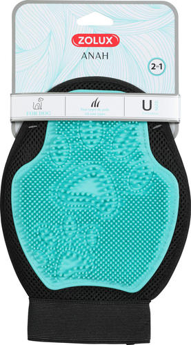 זולוקס כפפת טיפוח דו-צדדית  ANAH GROOMING GLOVE 2 IN 1