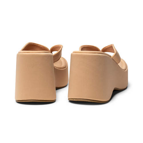כפכפי אצבע פלטפורמה לנשים של אדיס בצבע ניוד | 36-41 | ADISS NUDE 26002