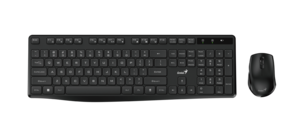  סט מקלדת ועכבר אלחוטי שקטים Genius KM-8206S 