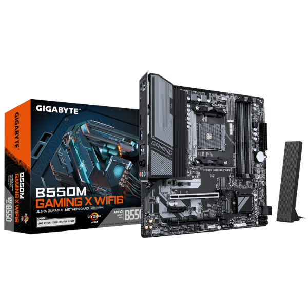 לוח Gigabyte B550M GAMING X WIFI6 AM4 DDR4 Micro-ATX