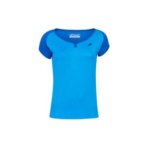 חולצת טניס בנות בבולט Play Cap Sleeve Top Girl Babolat