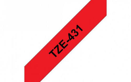 סרט דיו תואם שחור על אדום BROTHER TZE431 