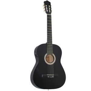 גיטרה קלאסית מוגברת Armando 39" דגם AR C941EQ BK – צבע שחור לקה (כולל תיק)