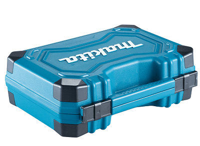 סט כלי עבודה ידניים Makita E-10899 כולל 76 חלקים ביטים בוקסות ראצ׳ט פליירים פטיש וסכין 