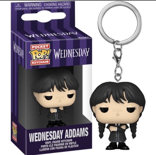 מחזיק מפתחות Pocket Pop! וונסדיי – Wednesday Addams | Wednesday Pocket Pop! Keychain