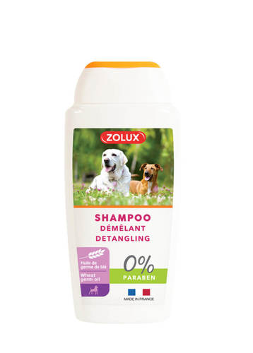 זולוקס שמפו ומרכך לכלבים לשיער ארוך 250מ”ל DOG HAIR COND SHAMPOO