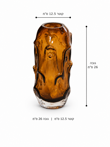 ואזה זכוכית קלאס חומה 2 BLHD-1434