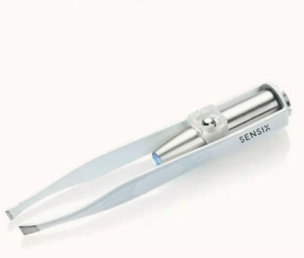 פינצטה מאירה מפלדת אל חלד SENSICA סנסיקה דגם LUMI-TWEEZERS