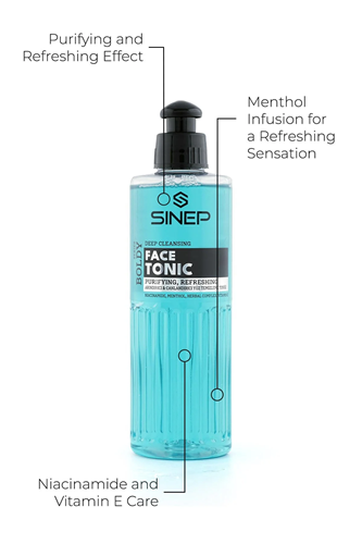 מי פנים SINEP Face Tonic לניקוי עמוק ורענון עור הפנים