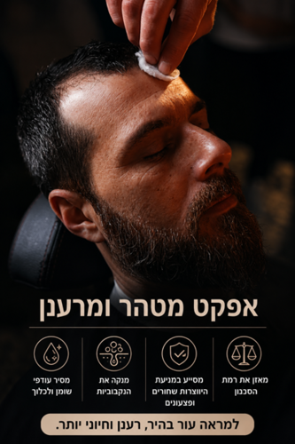 מי פנים SINEP Face Tonic לניקוי עמוק ורענון עור הפנים