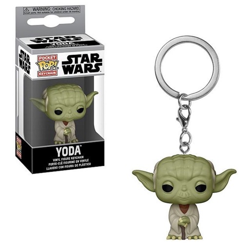 מחזיק מפתחות Pocket Pop! יודה ממלחמת הכוכבים | Pocket Pop! Yoda Star Wars Keychain