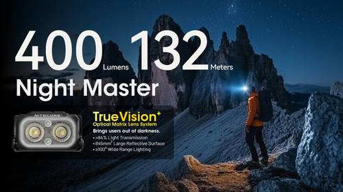 פנס ראש 400 לומנס NITECORE - NU25MCT