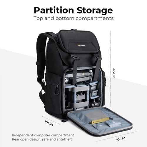 תיק גב לצילום מקצועי K F Concept Camera Backpack 25L