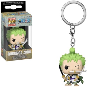 מחזיק מפתחות Pocket Pop! רורונואה זורו וואן פיס | Pocket Pop! Roronoa Zoro One Piece Keychain
