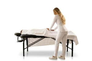 שולחן עיסוי 2 חלקים עץ 185×70 ס”מ | Medics Care MC-120