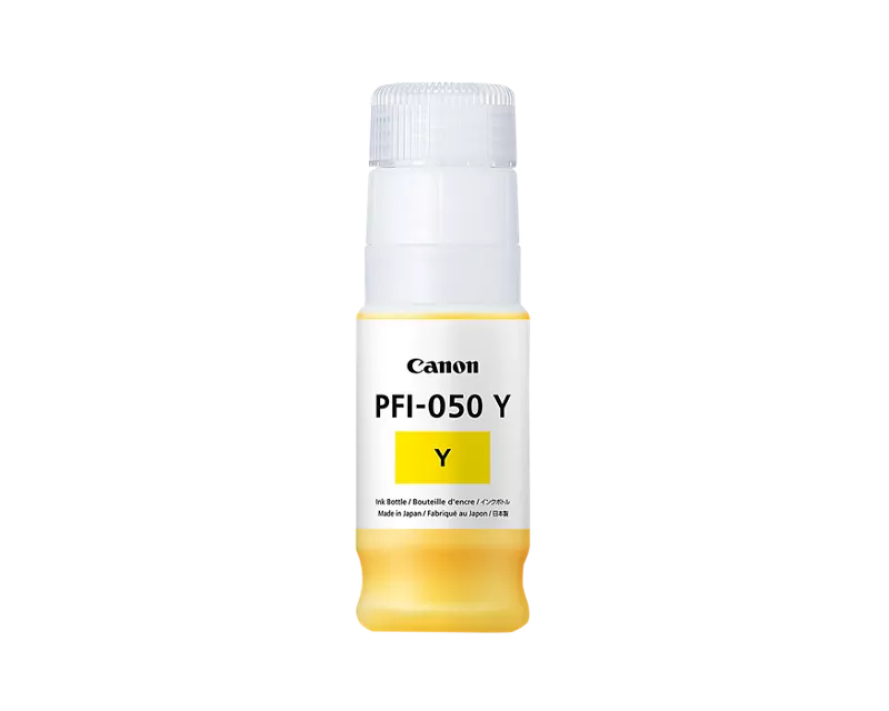 ראש דיו צהוב קנון Canon PFI-050 Y (70 מ"ל) -מקורי