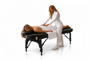 שולחן עיסוי 2 חלקים עץ 185×70 ס”מ | Medics Care MC-145