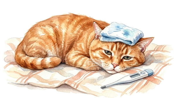 איך מודדים חום לחתול - הדרך הבטוחה לבדיקת חום ביתית