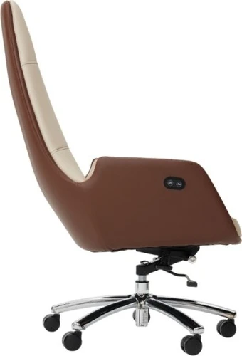 כיסא עיסוי משרדי דגם ZenPro Q6 מבית Medics Care - צבע בז' חום