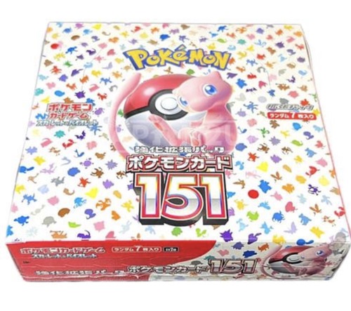 קופסת בוסטרים יפנית Pokémon Card 151 | Game Card TCG Japanese Booster Box