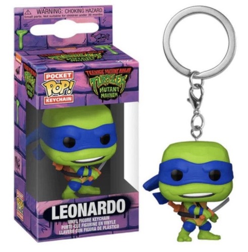 מחזיק מפתחות Pocket Pop! לאונרדו – צבי הנינג’ה | Pocket Pop! Leonardo – Teenage Mutant Ninja Turtles Keychain