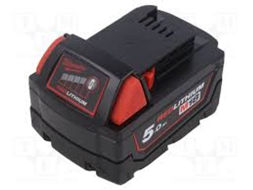 מארז 3 סוללות ליתיום 5AH 18V דגם Milwaukee M18B5 מילווקי