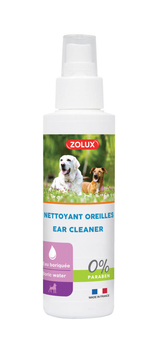 זולוקס נוזל לניקוי אוזניים לכלבים 250מ”ל EAR CLEANER