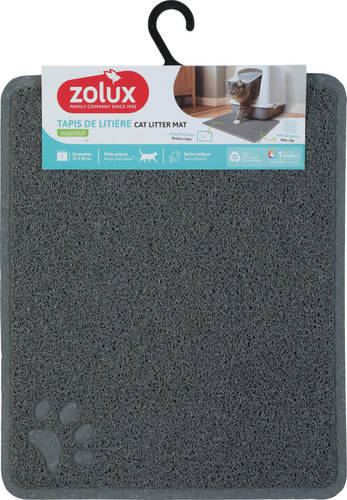 זולוקס משטח היגייני לחתולים  HYGIENIC MAT 37X45 GREY