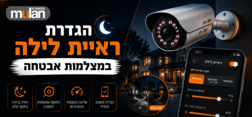 הגדרת ראיית לילה במצלמות אבטחה: איך זה עובד ולמה זה משנה לכם
