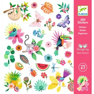 יצירה 160 מדבקות - גן עדן DJECO