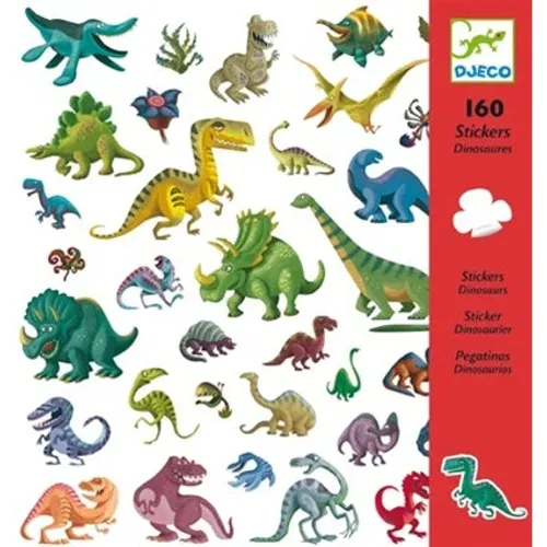 יצירה 160 מדבקות - דינו
