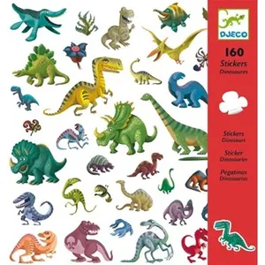 יצירה 160 מדבקות - דינו DJECO