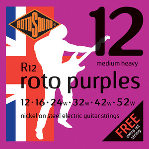 סט מיתרים ניקל 0.12 חשמלית ROTOSOUND R12