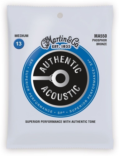 סט מיתרים 0.13 לאקוסטית MARTIN SP  Phosphor Bronze AUTHENTIC  MA550