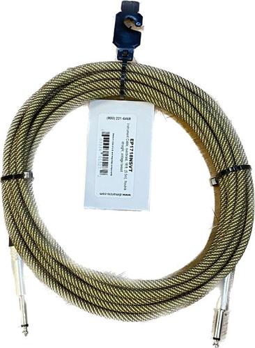 כבל לגיטרה 18 פיט וינטג' טוויד DIMARZIO with neutrik plugs