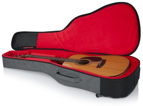 נרתיק לגיטרה אקוסטית אפור GATOR GT-ACOUSTIC-GRY Transit series bag grey