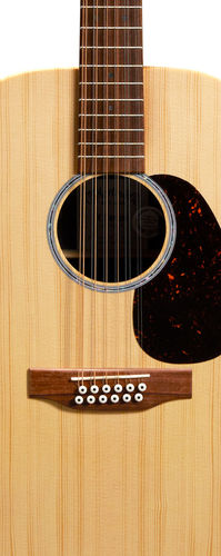 גיטרה אקוסטית 12 מיתרים מוגברת + נרתיק MARTIN DX2E 12STRING BRAZ