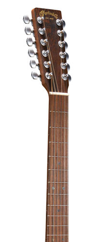 גיטרה אקוסטית 12 מיתרים מוגברת + נרתיק MARTIN DX2E 12STRING BRAZ